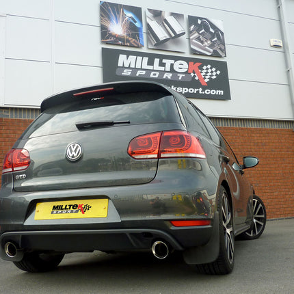 Milltek Sport - Cat/DPF Back Exhaust (Multiple Options) - VW Golf MK6 GTD 2.0 TDi - Car Enhancements UK