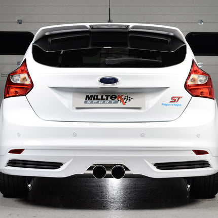 Milltek Sport - Cat Back Exhaust (Multiple Options) MK3 Focus ST250 Hatchback - Car Enhancements UK