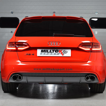 Milltek Sport - Cat Back Exhaust (Multiple Options) Audi RS4 B8 Avant - Car Enhancements UK