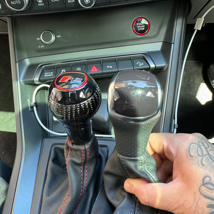 DSG "RS" Carbon Replacement Shift Knob & Gator - Car Enhancements UK