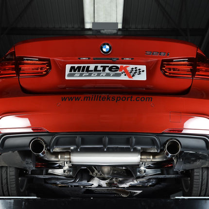 Milltek Sport - Cat Back Exhaust (Multiple Options) - BMW 3 Series 328i M Sport F30 - Car Enhancements UK