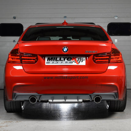 Milltek Sport - Cat Back Exhaust (Multiple Options) - BMW 3 Series 328i M Sport F30 - Car Enhancements UK