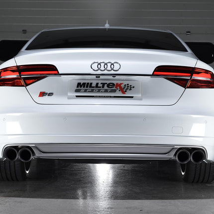 Milltek Sport - Cat Back Exhaust (Multiple Options) Audi S8 D4 - Car Enhancements UK