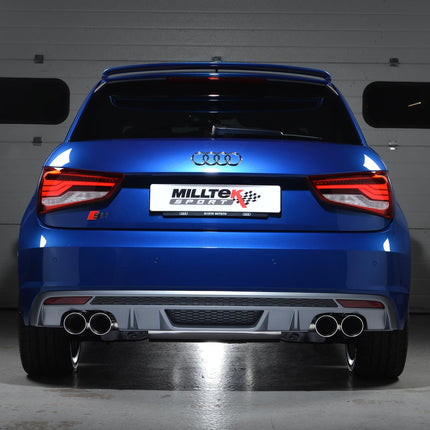 Milltek Sport - Cat Back Exhaust (Multiple Options) Audi S1 8X - Car Enhancements UK