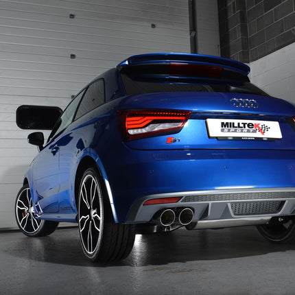 Milltek Sport - Cat Back Exhaust (Multiple Options) Audi S1 8X - Car Enhancements UK