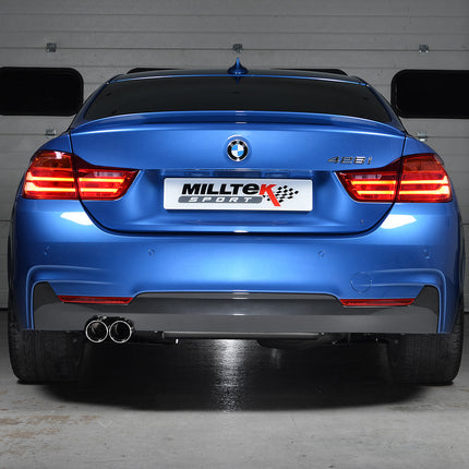 Milltek Sport - Cat Back Exhaust (Multiple Options) BMW 4 Series 428i F32 (AUTO GEARBOX ONLY) - Car Enhancements UK