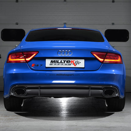 Milltek Sport - Cat Back Exhaust (Multiple Options) Audi RS7 C7 (Inc Performance Edition) - Car Enhancements UK