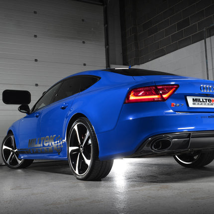 Milltek Sport - Cat Back Exhaust (Multiple Options) Audi RS7 C7 (Inc Performance Edition) - Car Enhancements UK