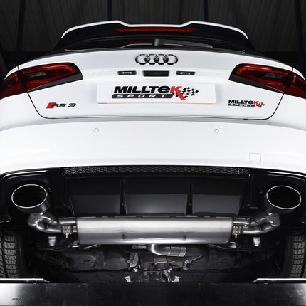 Milltek Sport - Cat Back Exhaust (Multiple Options) - Audi RS3 8V Sportback Pre Facelift - Car Enhancements UK