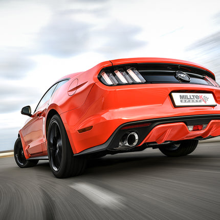 Milltek Sport - Cat Back Exhaust (Multiple Options) Ford Mustang MK6 S550 Fastback (2.3 EcoBoost) - Car Enhancements UK