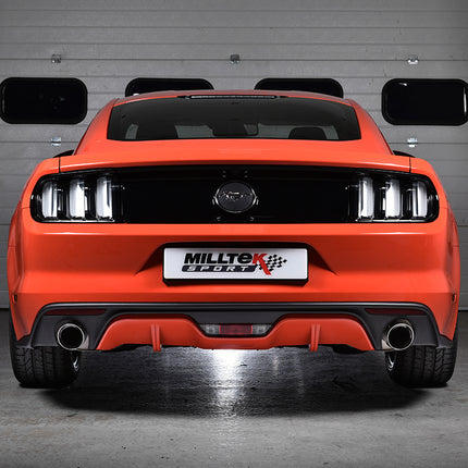 Milltek Sport - Cat Back Exhaust (Multiple Options) Ford Mustang MK6 S550 Fastback (2.3 EcoBoost) - Car Enhancements UK