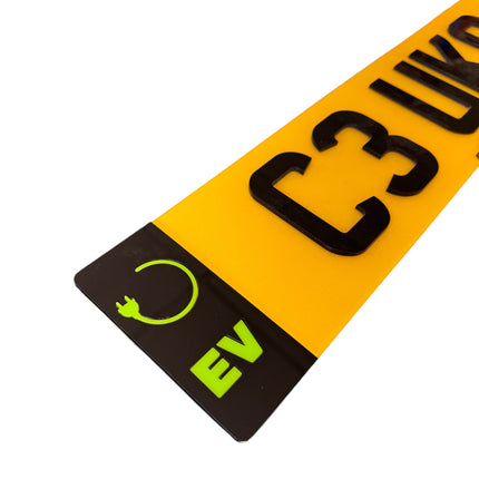 Number Plate Tags - Electric Vehicles (EV)