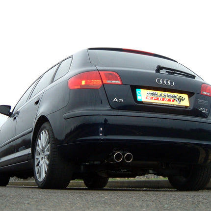 Milltek Sport - Cat Back Exhaust - Audi A3 8P 2.0T FSI QUattro 5 door sportback - Car Enhancements UK