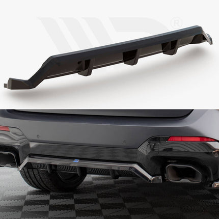 CENTRAL REAR SPLITTER (VERTICAL BARS) BMW X3 M-PACK G01 FACELIFT - Car Enhancements UK