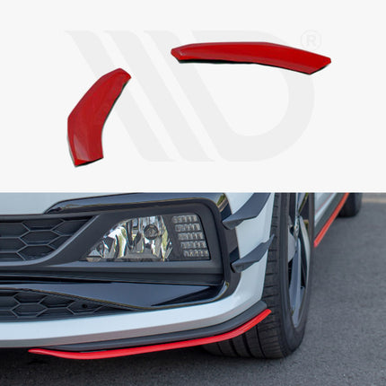 Maxton Design - Front Splitter V.5 VW Polo Mk6 GTI