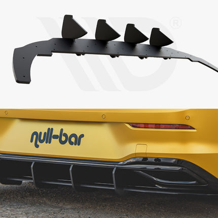 Maxton Design - Street PRO Rear Diffuser V.1 VW Golf Mk8