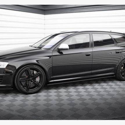 STREET PRO SIDE SKIRTS DIFFUSERS AUDI RS6 AVANT C6 - Car Enhancements UK