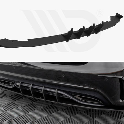 STREET PRO REAR DIFFUSER + FLAPS MERCEDES-BENZ A AMG-LINE W176 FACELIFT - Car Enhancements UK