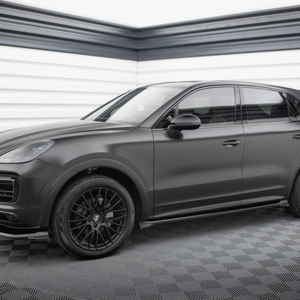 SIDE SKIRTS DIFFUSERS PORSCHE CAYENNE SPORT DESIGN MK3 - Car Enhancements UK