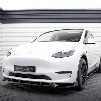 FRONT SPLITTER V.1 TESLA MODEL Y - Car Enhancements UK