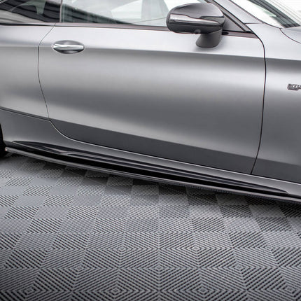 SIDE SKIRTS DIFFUSERS MERCEDES-AMG C43 COUPE C205 FACELIFT - Car Enhancements UK