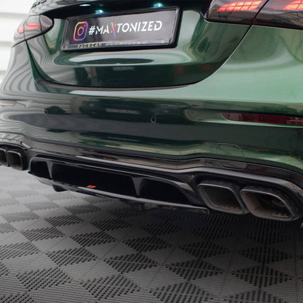 Central Rear Splitter (Vertical Bars) Mercedes-AMG E63 W213 Facelift - Car Enhancements UK