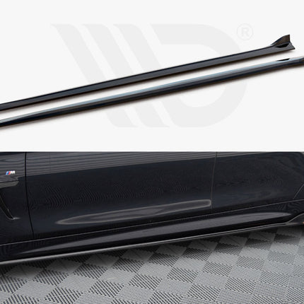 Maxton Design - Side Skirts Diffusers V.3 BMW 4 Coupe / Gran Coupe / Cabrio M-Pack F32 / F36 / F33