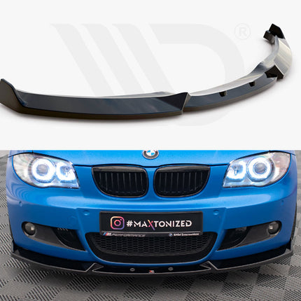 Maxton Design - Front Splitter V.2 BMW 1 M-Pack E87 / E81 Facelift