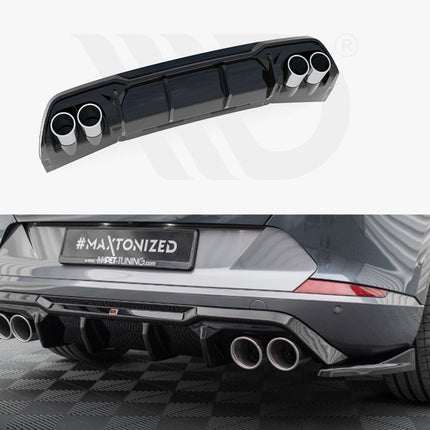 Maxton Design - Rear Valance V.3 + Exhaust Ends Imitation Cupra Formentor Mk1