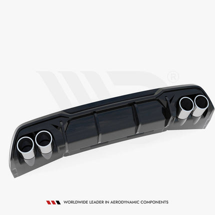 Maxton Design - Rear Valance V.3 + Exhaust Ends Imitation Cupra Formentor Mk1