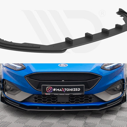 Street PRO Front Splitter + Flaps Ford Focus ST / ST-Line Mk4