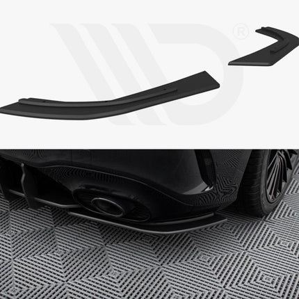 Street Pro Rear Side Splitters Mercedes-AMG A35 Hatchback W177 - Car Enhancements UK