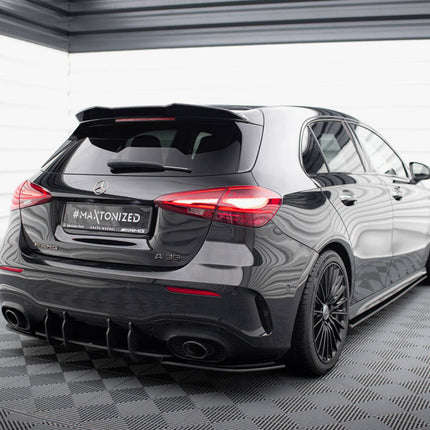 Street Pro Rear Side Splitters Mercedes-AMG A35 Hatchback W177 - Car Enhancements UK