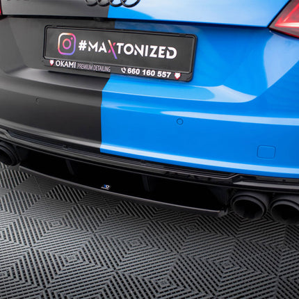 Maxton Design - Central Rear Splitter Audi TT S 8S Facelift