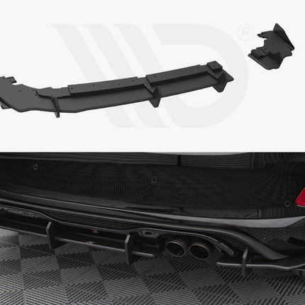 Maxton Design - STREET PRO REAR DIFFUSER(+FLAPS) FORD FIESTA MK8/8.5 ST (2018-2024)