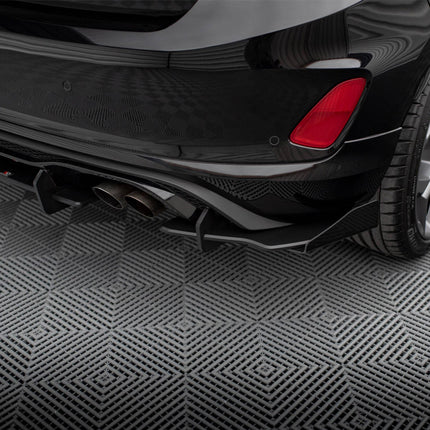 Maxton Design - STREET PRO REAR DIFFUSER(+FLAPS) FORD FIESTA MK8/8.5 ST (2018-2024)