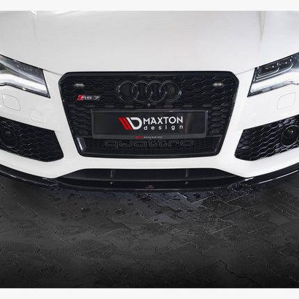 Maxton Design - Front Splitter V.4 Audi RS7 C7