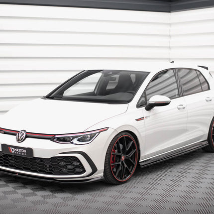 Maxton Design - Side Skirts Diffusers V.4 Volkswagen Golf GTI / GTE / GTI Clubsport / R-Line Mk8