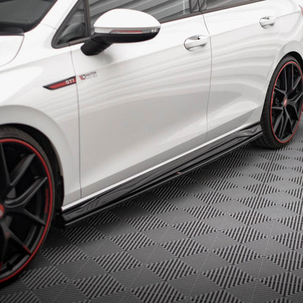 Maxton Design - Side Skirts Diffusers V.4 Volkswagen Golf GTI / GTE / GTI Clubsport / R-Line Mk8