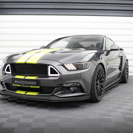 Maxton Design - Street PRO Front Splitter Ford Mustang GT Mk6