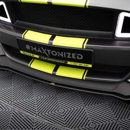 Maxton Design - Street PRO Front Splitter + Flaps Ford Mustang GT Mk6