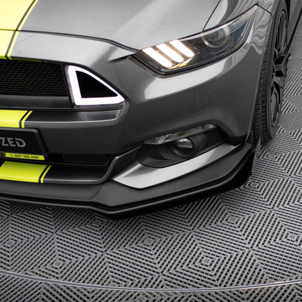 Maxton Design - Street PRO Front Splitter + Flaps Ford Mustang GT Mk6