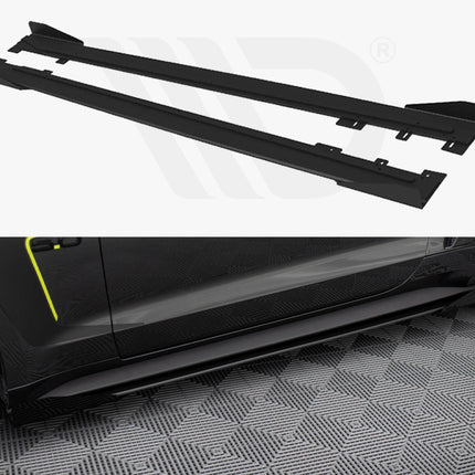 Street PRO Side Skirts Diffusers + Flaps Ford Mustang GT Mk6