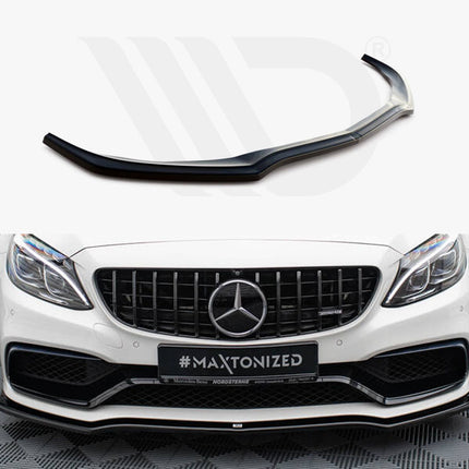 Maxton Design - Front Splitter V.1 Mercedes-AMG C63 Sedan / Estate W205 / S205