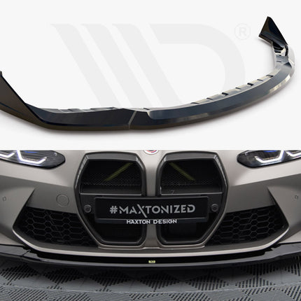 Maxton Design - Front Splitter V.4 CSL Look BMW M4 G82 / M3 G80