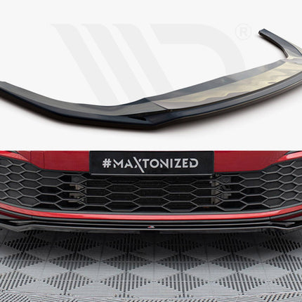 FRONT SPLITTER V.4 VOLKSWAGEN GOLF GTI / GTE / R-LINE MK8 - Car Enhancements UK