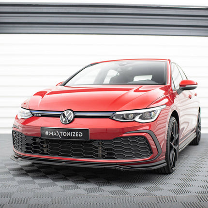 FRONT SPLITTER V.4 VOLKSWAGEN GOLF GTI / GTE / R-LINE MK8 - Car Enhancements UK