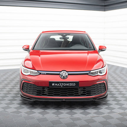 FRONT SPLITTER V.4 VOLKSWAGEN GOLF GTI / GTE / R-LINE MK8 - Car Enhancements UK