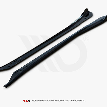 Maxton Design - Side Skirts Diffusers V.2 Chevrolet Corvette C7