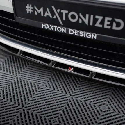 Maxton Design - Front Splitter V.5 + Flaps Volkswagen Golf R / R-Line Mk7